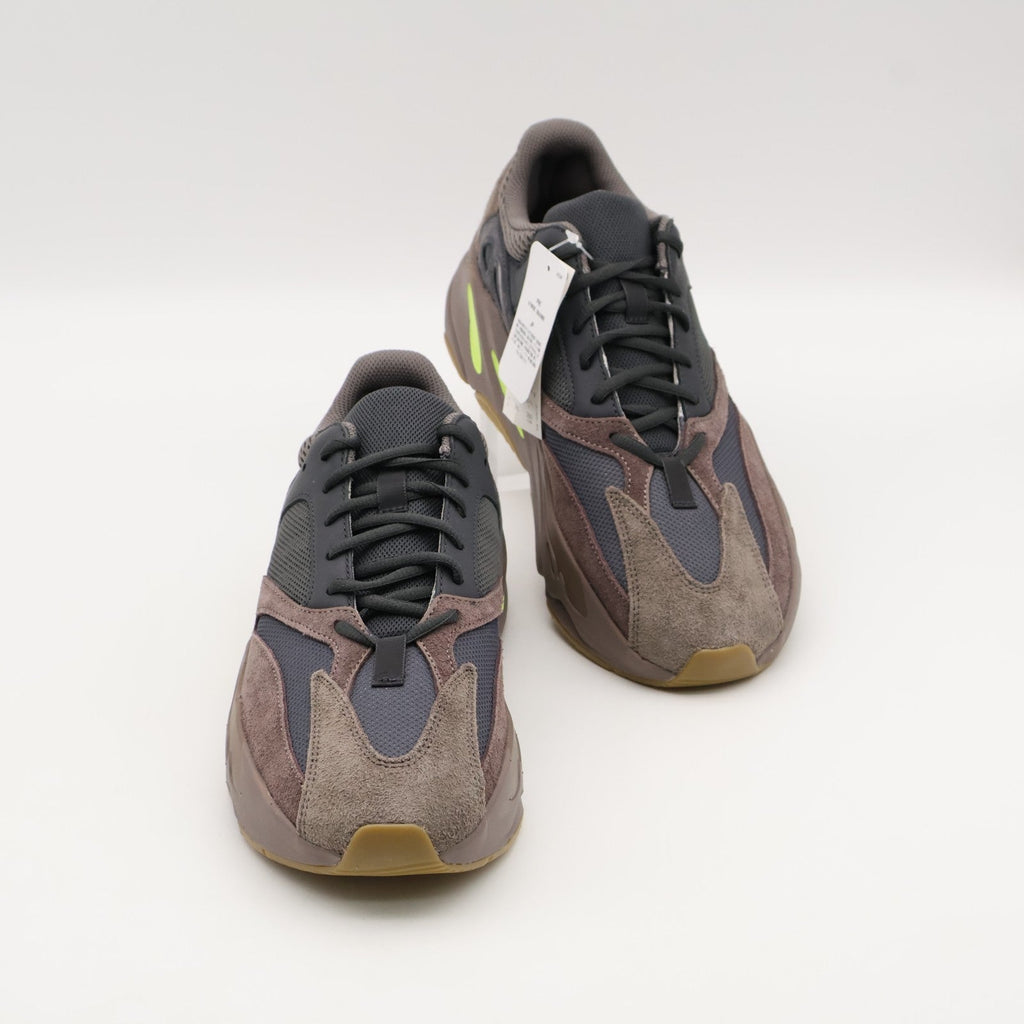 EE9614 Adidas Yeezy Boost Waver Runner Mauve Dark Grey Yellow Charcoal Gray