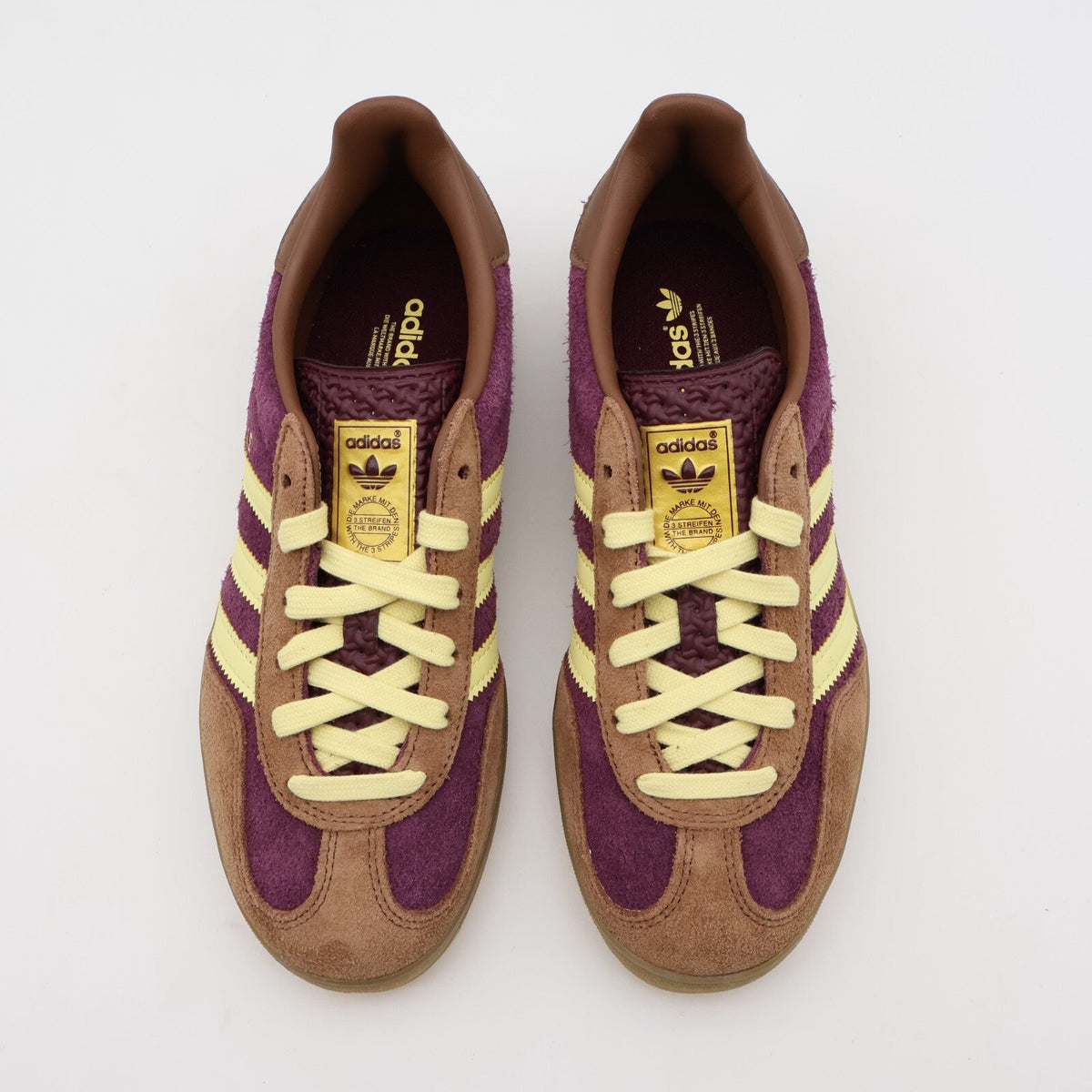 JI0324 adidas Originals Gazelle Indoor Maroon Almost Yellow (Men's)