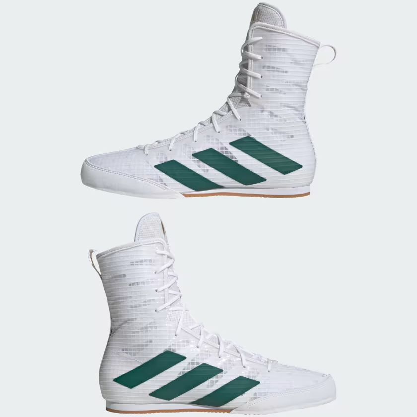 IH2731 adidas Box Hog 4 Cloud White Collegiate Green Core Black (Men's)