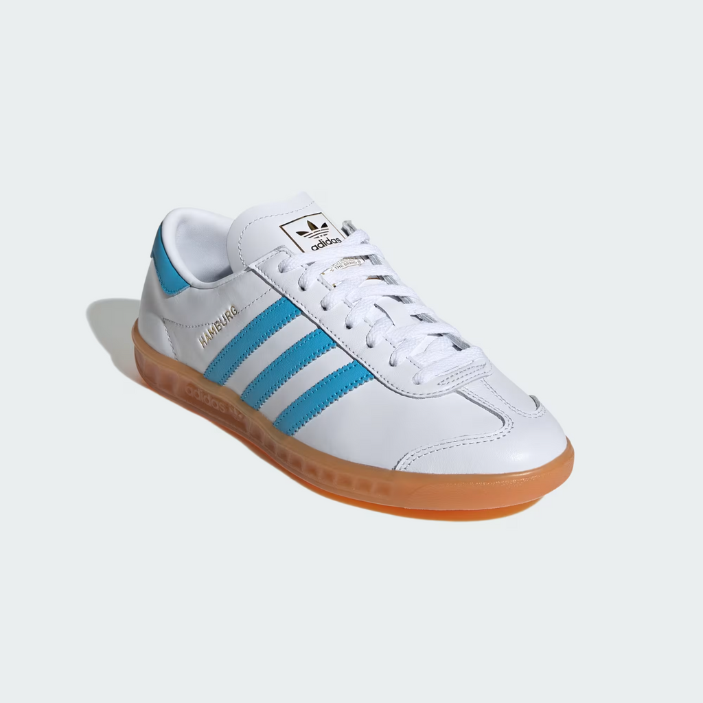 JI2625 adidas Originals Hamburg Cloud White Sky Rush Gum (Women's)