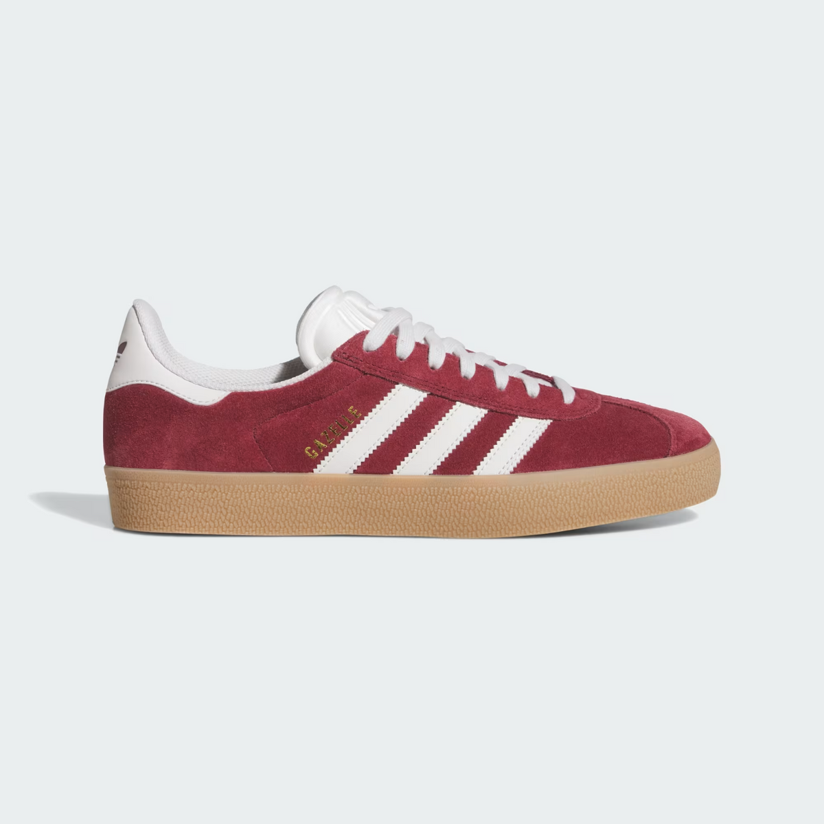 JR2000 adidas Originals Gazelle ADV Shadow Red Crystal White Gold (Men's)