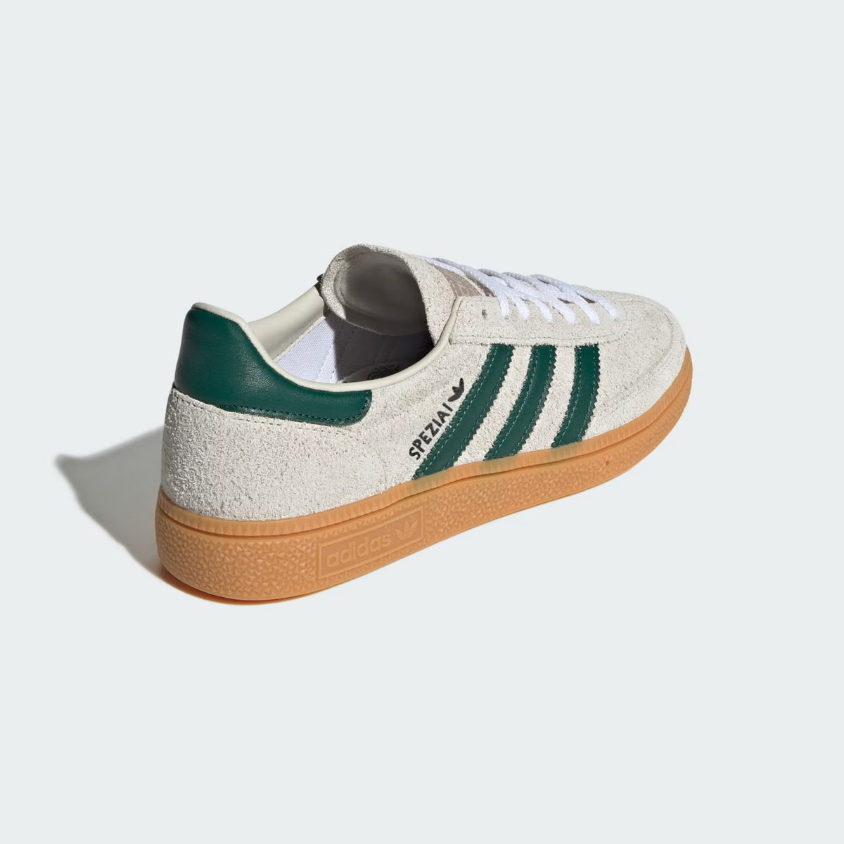 JS0242 adidas Originals  Handball Spezial Alumina Collegiate Green Gum (Women's)