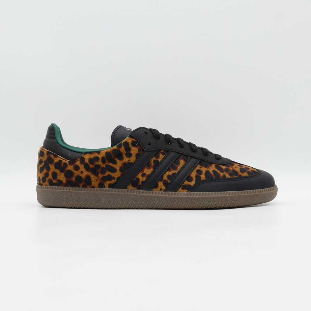 JI2735 adidas Originals Women's Samba OG Leopard Collegiate Green (Women's)
