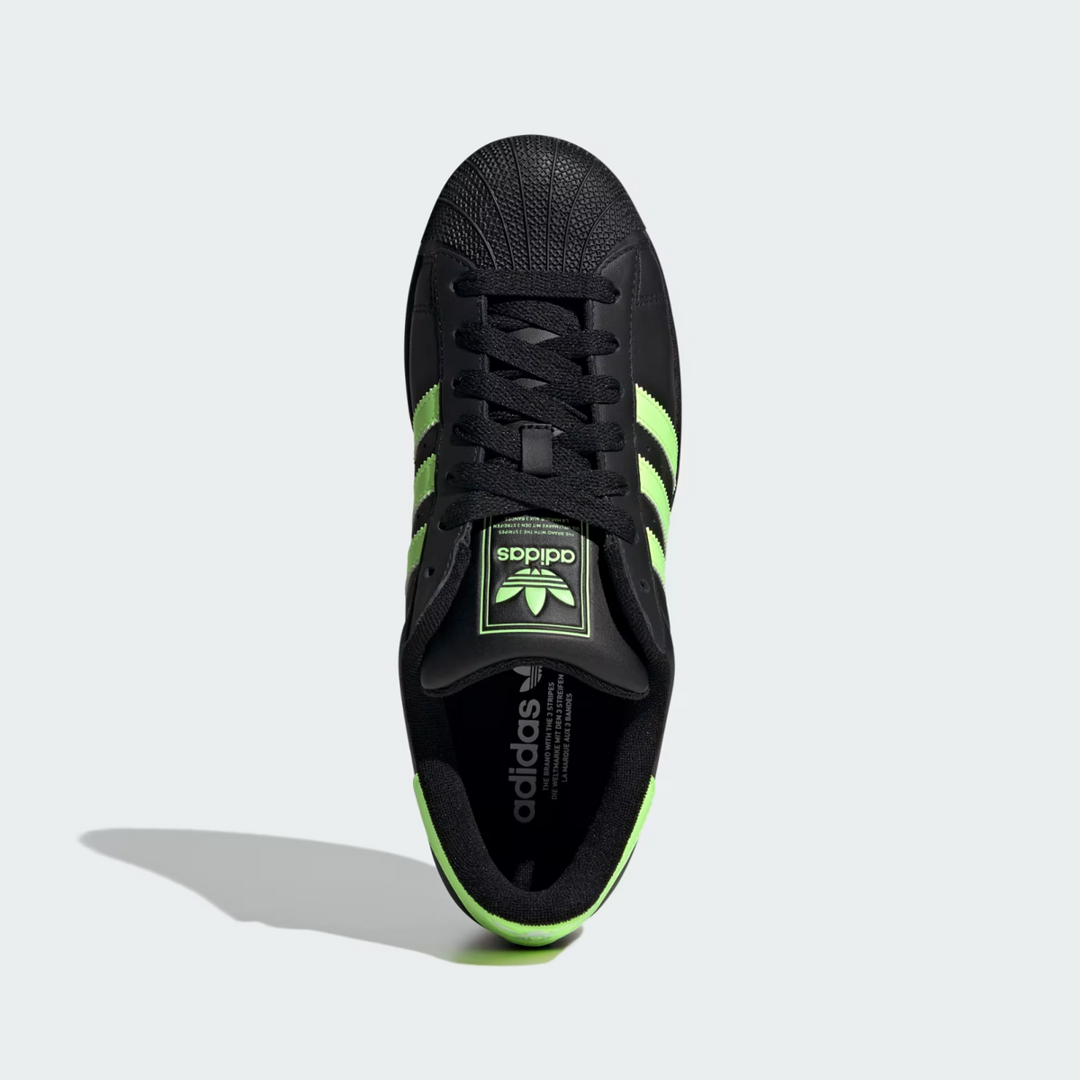 JQ3175 adidas Originals Superstar 2 Core Black Signal Green Cloud White (Men's)