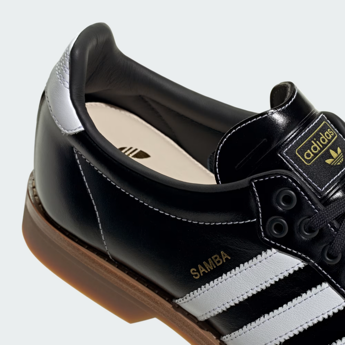 KI9995 adidas Samba Bowling Core Black Cloud White Ecru Tint (Men's)