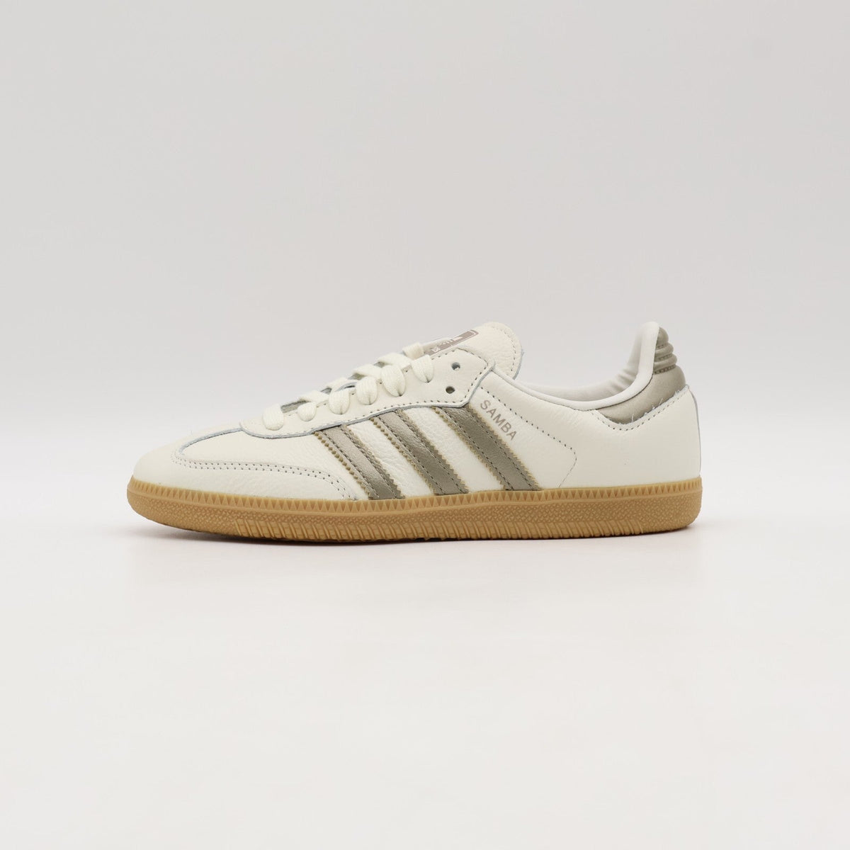 IG1964 adidas Originals Samba OG Off White Cyber Metallic Wonder (Women's)