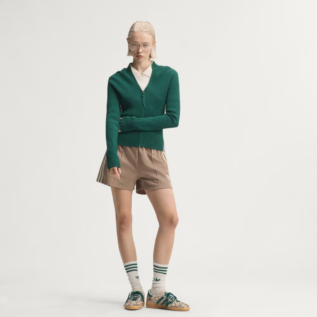 KI2181 adidas Handball Spezial "Off White/Rich Green/Dark Brown" (Women's)