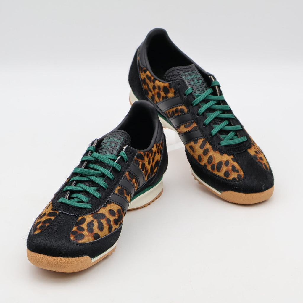 JI0187 adidas Originals SL72 OG Core Black Off White Collegiate Green (Women's)