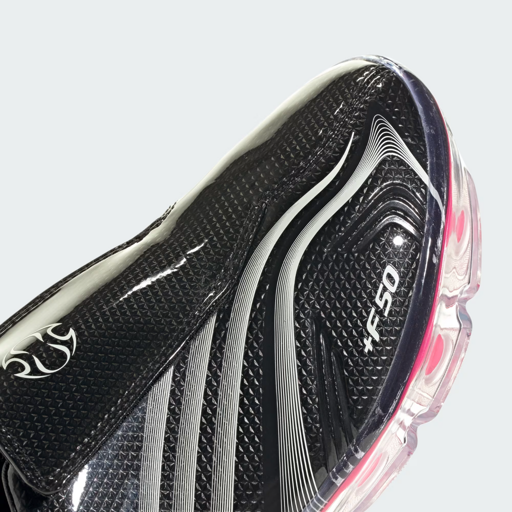 KK0908 adidas F50 Adiframe "Core Black/Zero Metalic/Lucid Pink" (Women's)