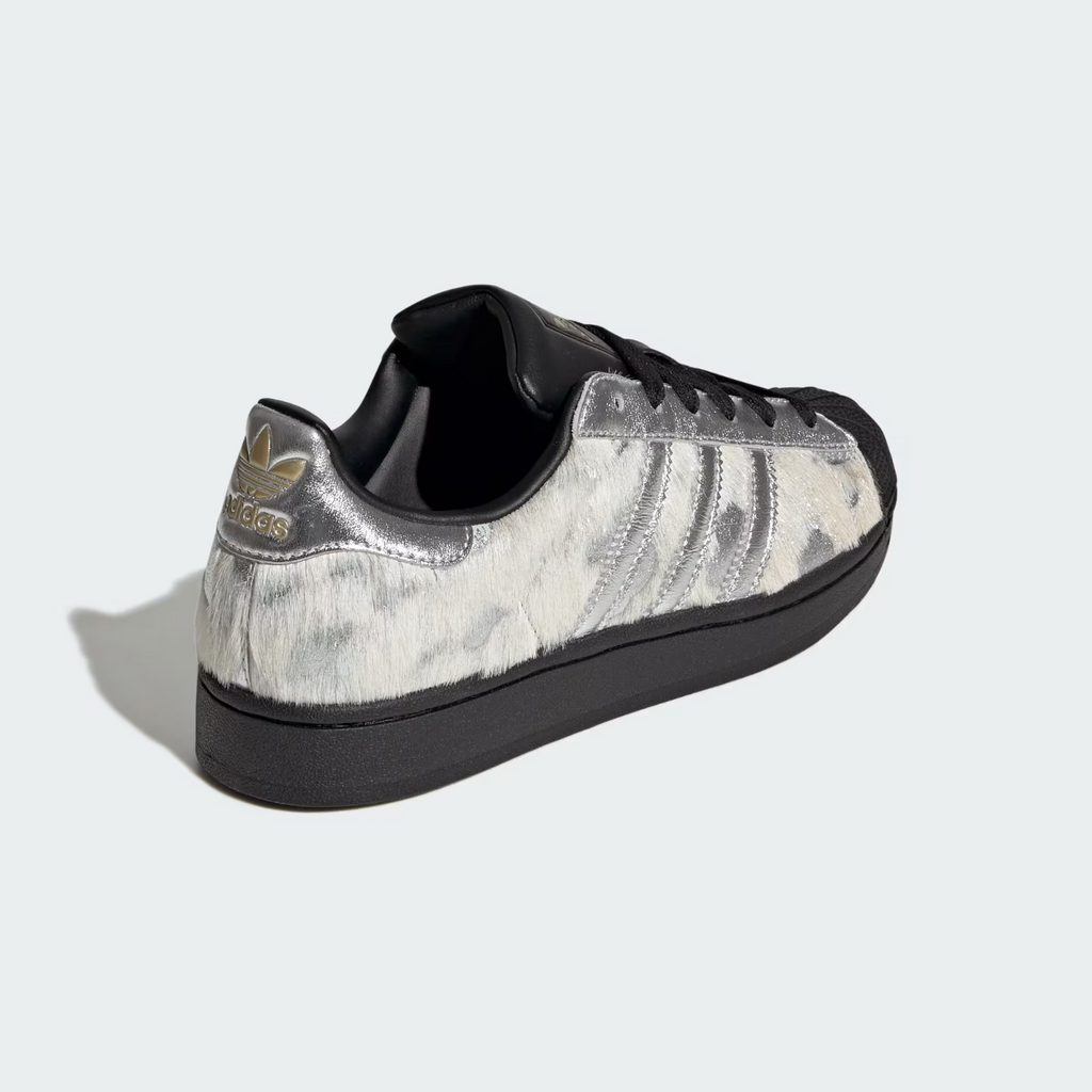 KJ4863 adidas Superstar 2 "Cream White/Silver Metallic/Core Black" (Women's)