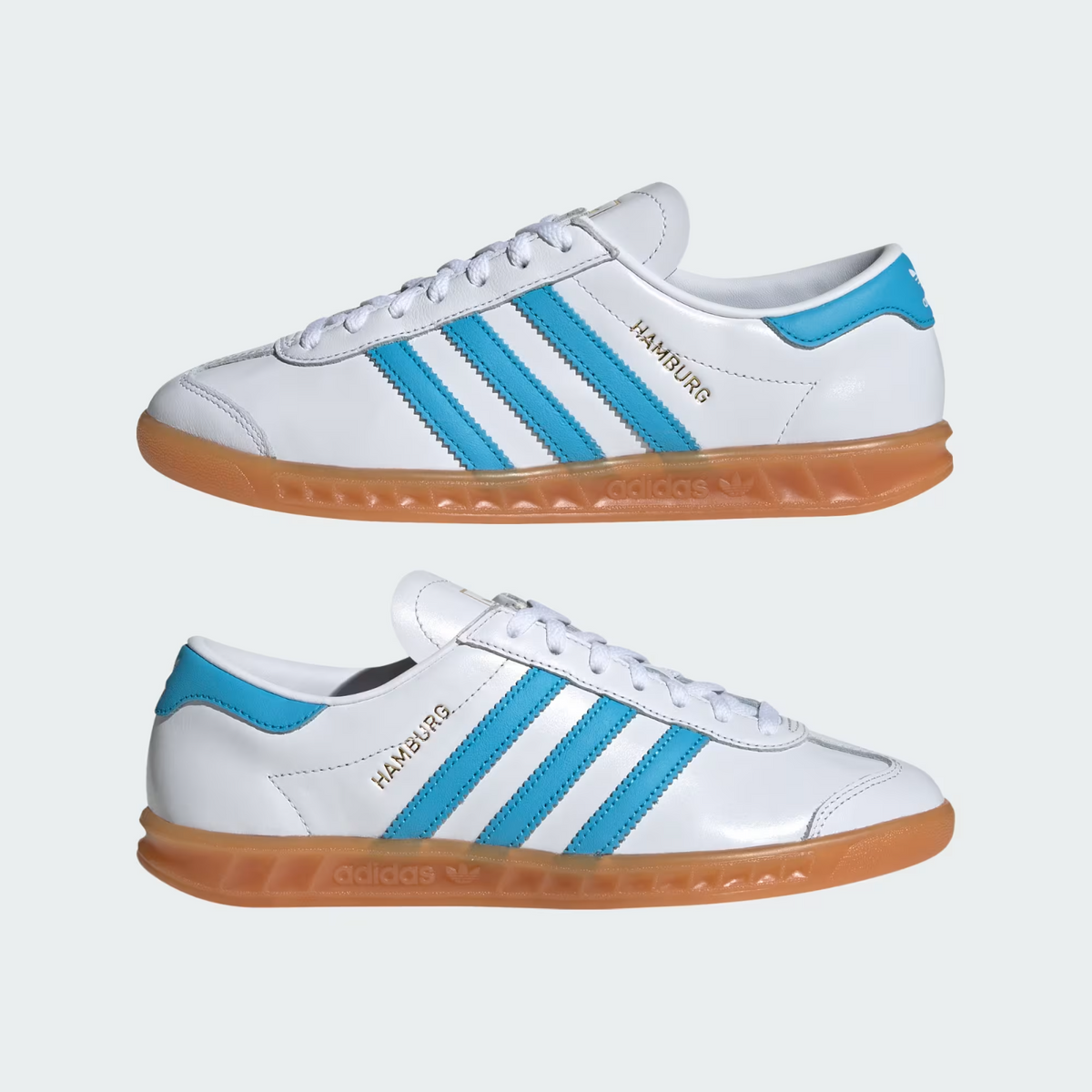JI2625 adidas Originals Hamburg Cloud White Sky Rush Gum (Women's)