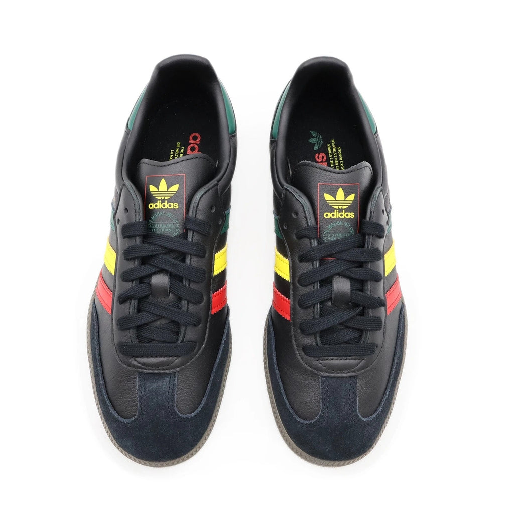 IH3119 adidas Originals Samba OG Rasta Core Black Green Yellow Red (Men's)