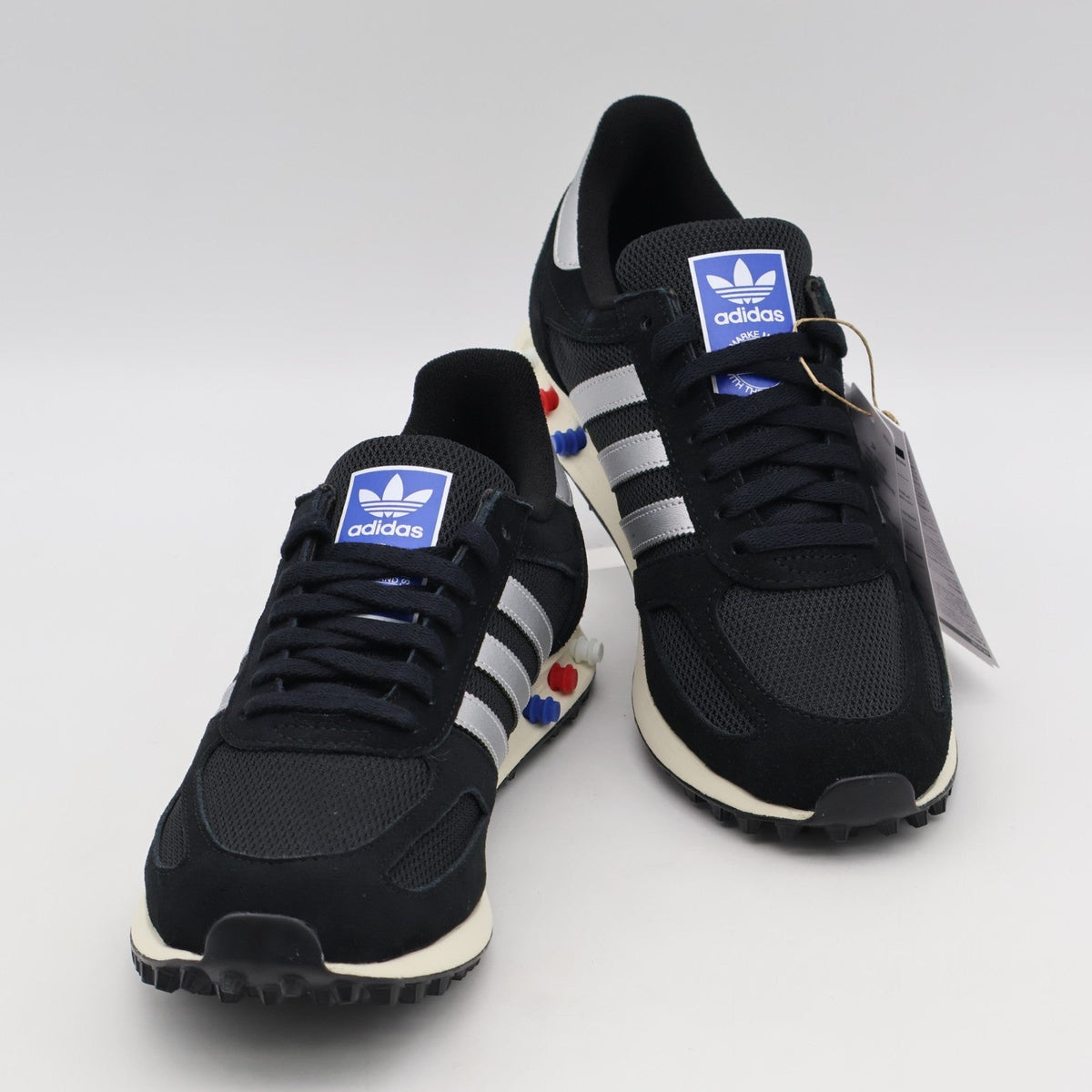 KJ4381 adidas LA Trainer OG Core Black Silver Metallic (Men's)