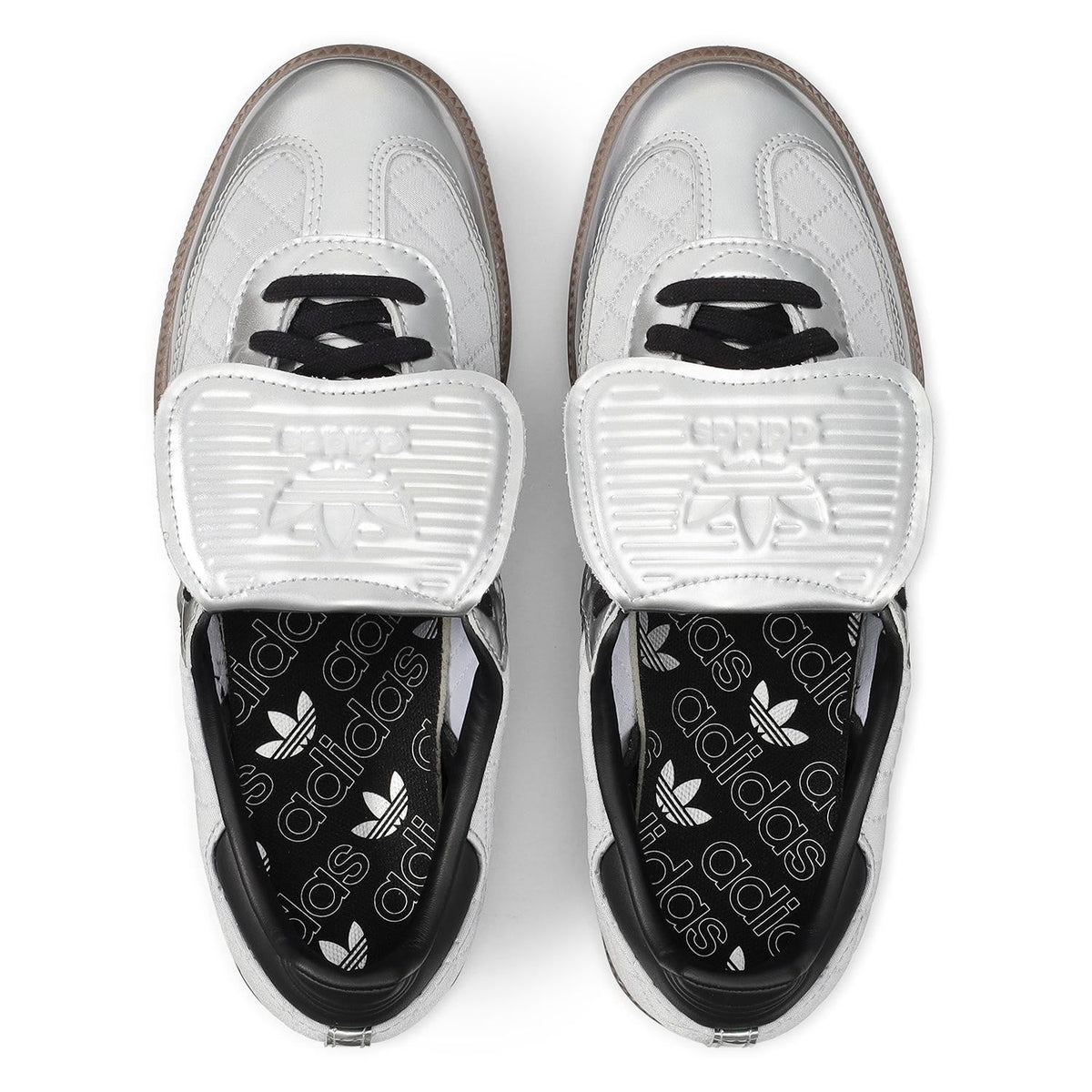 KJ5208 adidas Samba Quilted Nylon Silver (Men's)