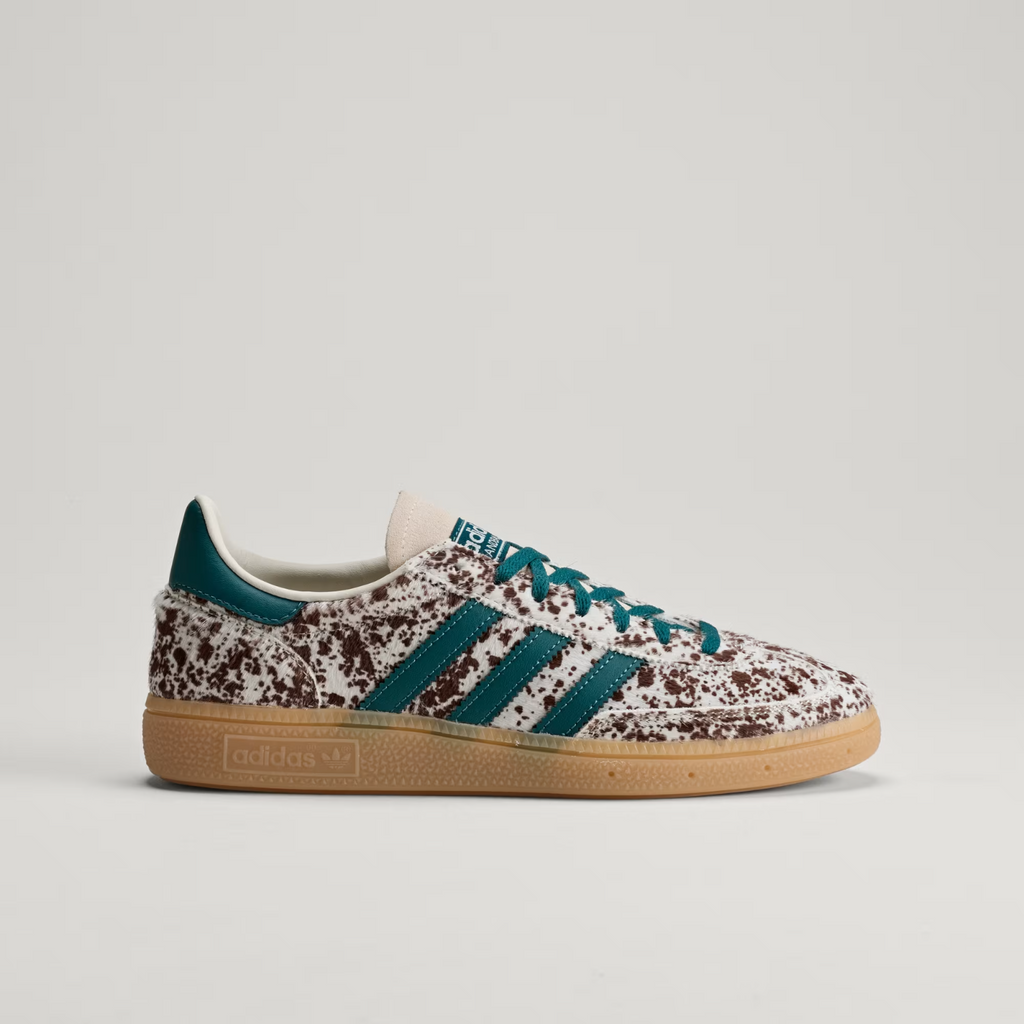 KI2181 adidas Handball Spezial "Off White/Rich Green/Dark Brown" (Women's)