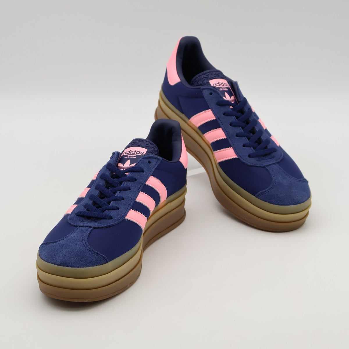 IG4390 adidas Originals Gazelle Bold Dark Blue Pink Spark (Women's)