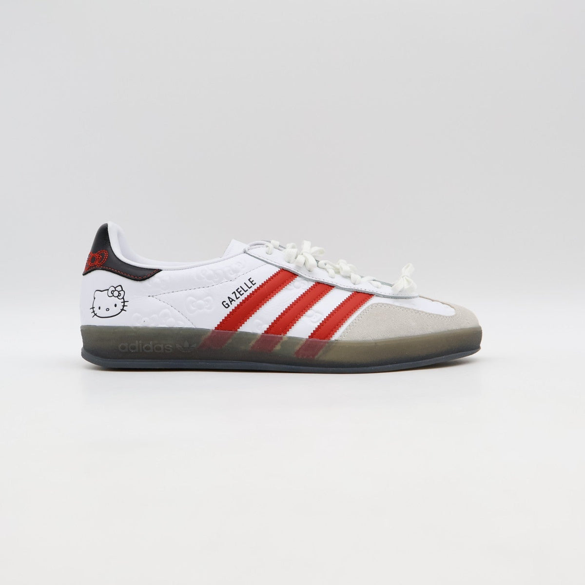 II0013 Hello Kitty adidas Originals Gazelle Indoor Footwear White Red (Women's)