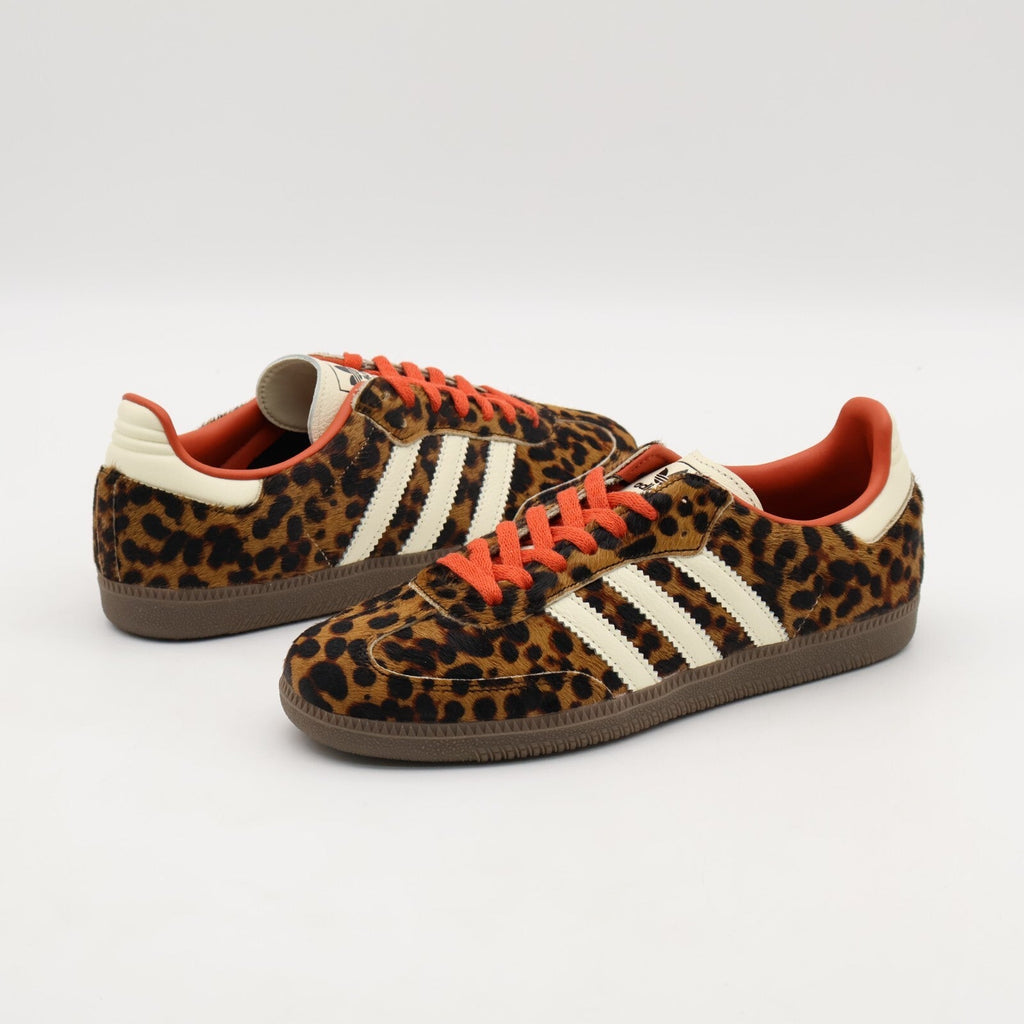 JI2734 adidas Originals Women's Samba OG Leopard Preloved Red (Women's)