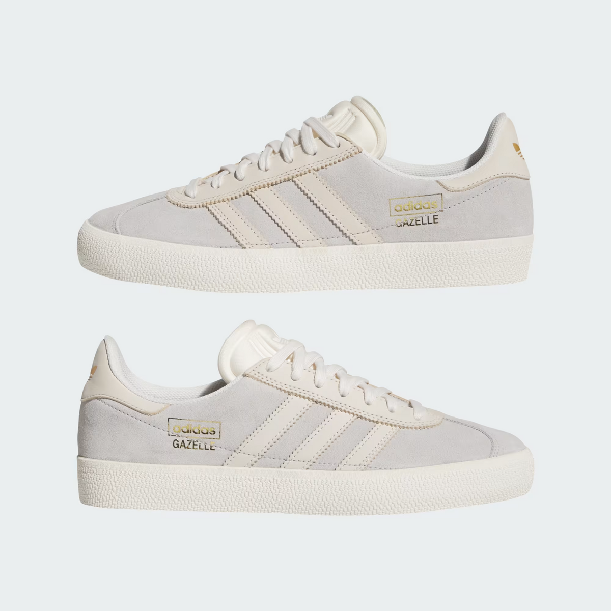 JQ3723 adidas Originals Gazelle ADV Grey Two Chalk White Gold Metallic (Men's)