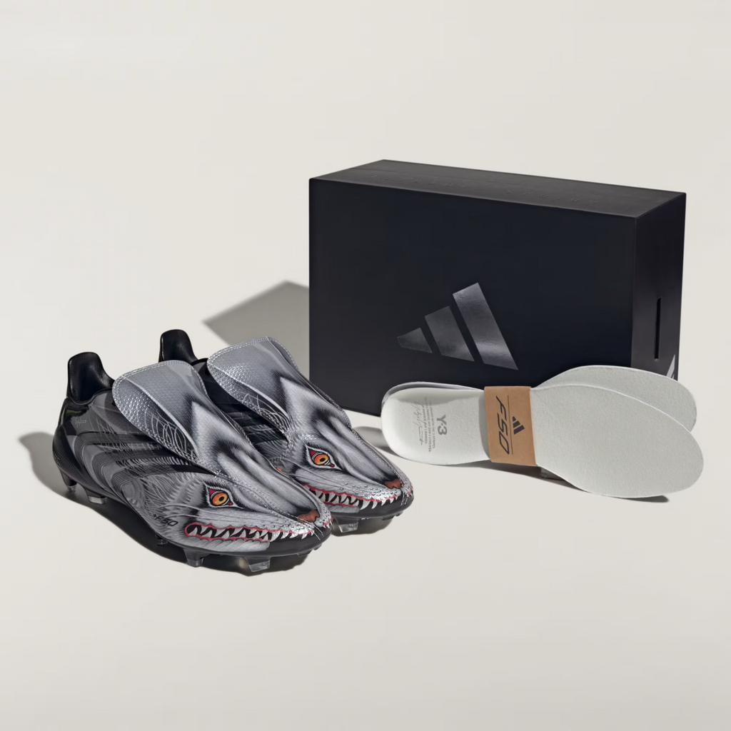 KJ6541 adidas Y-3 F50 Tunit FG Silver Metallic Black Grey Three (Men's)