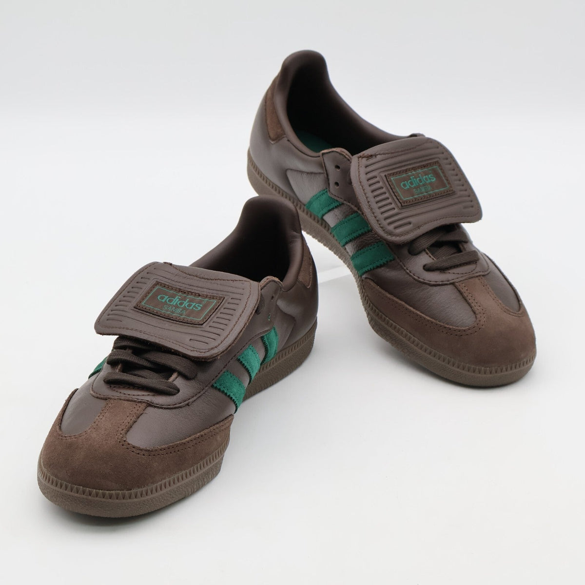 JS0603 BILLY'S Exclusive adidas Originals Samba LT Dark Brown Green Gum (Men's)