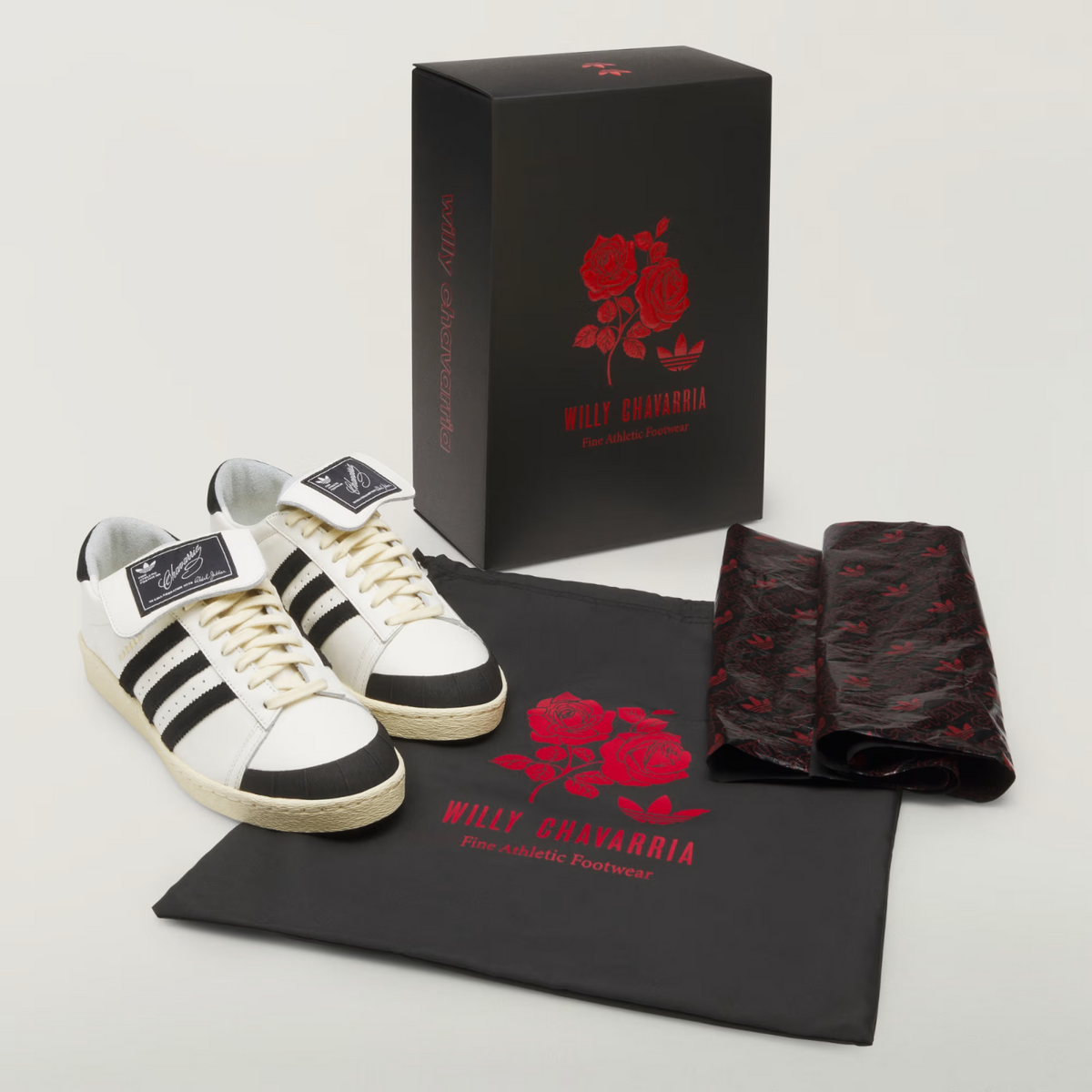 JP6107 Willy Chavarria Ã adidas Originals Jabbar Low Off White Core Black(Men's)