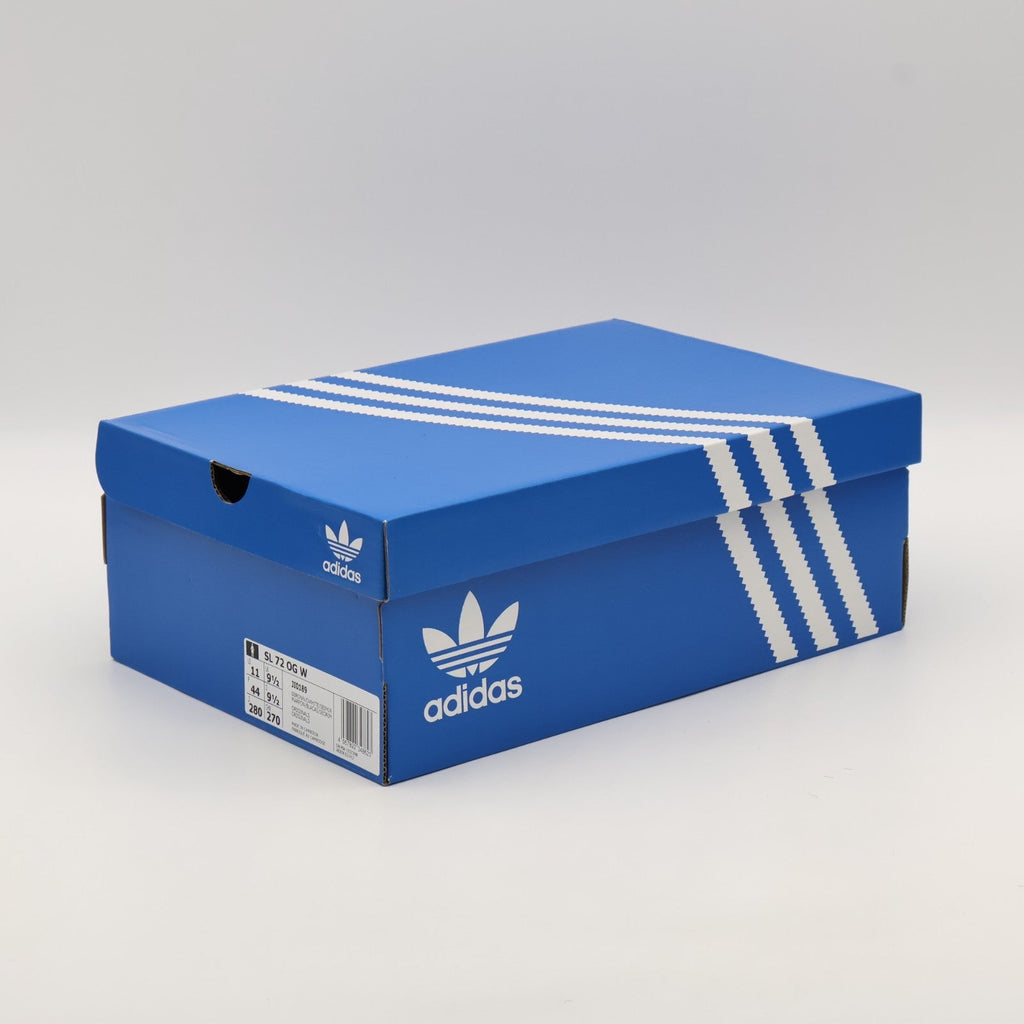 JI0189 adidas Originals SL72 OG Dark Brown Off White Semi Impact Orange(Women's)