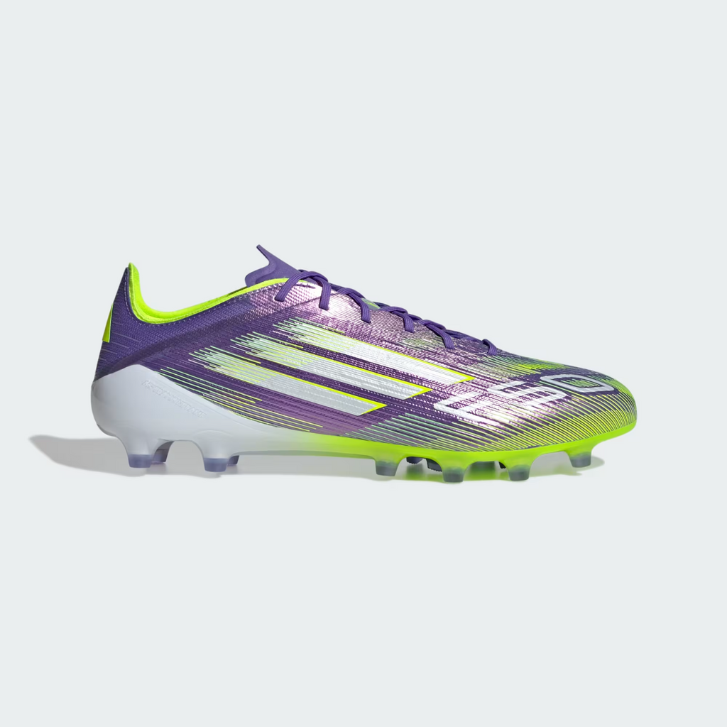 JH7638 adidas F50 ELITE AG Purple Rush Cloud White Lucid Lemon (Men's)