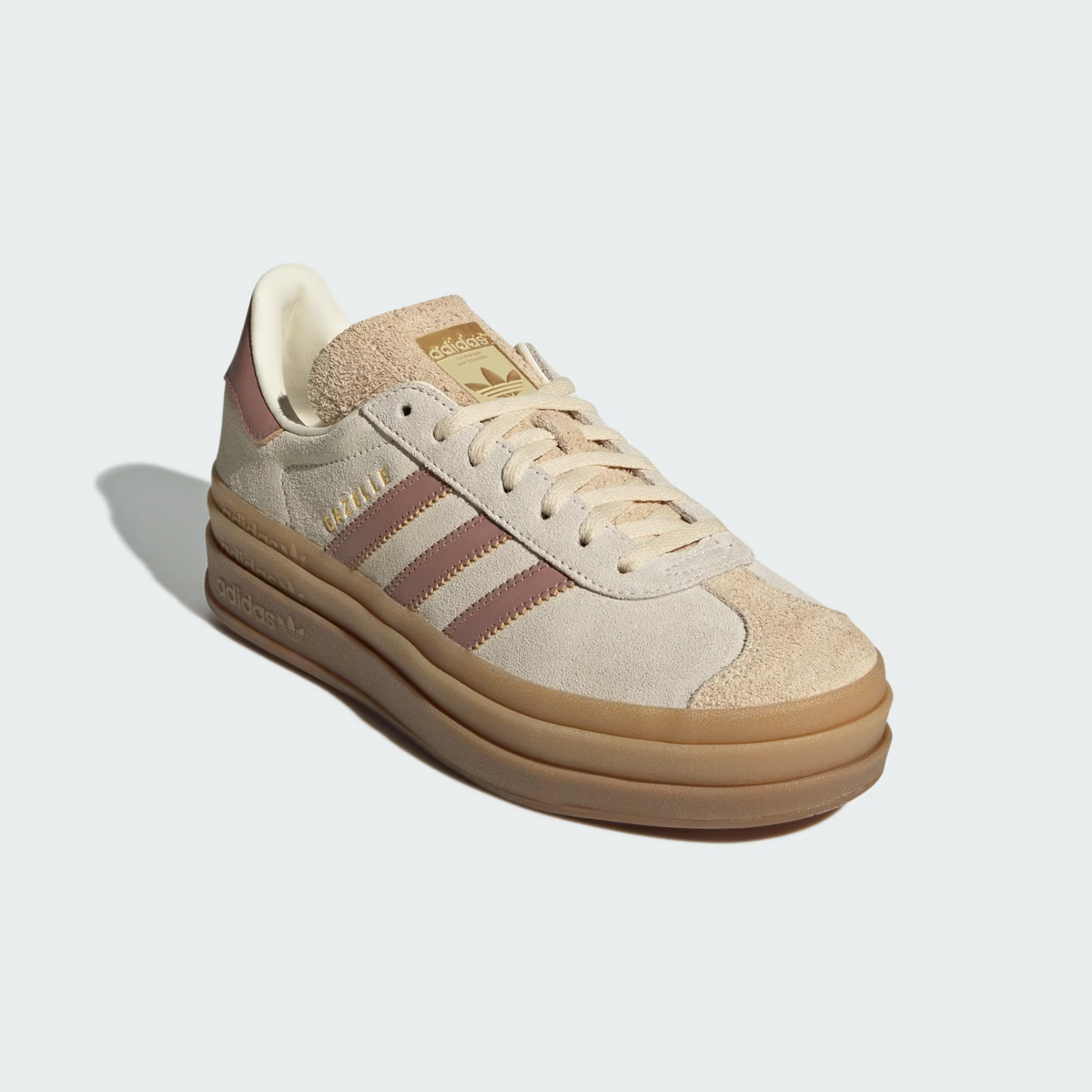 JS3893 adidas Originals  Gazelle Bold Cream White Warm Clay (Women's)