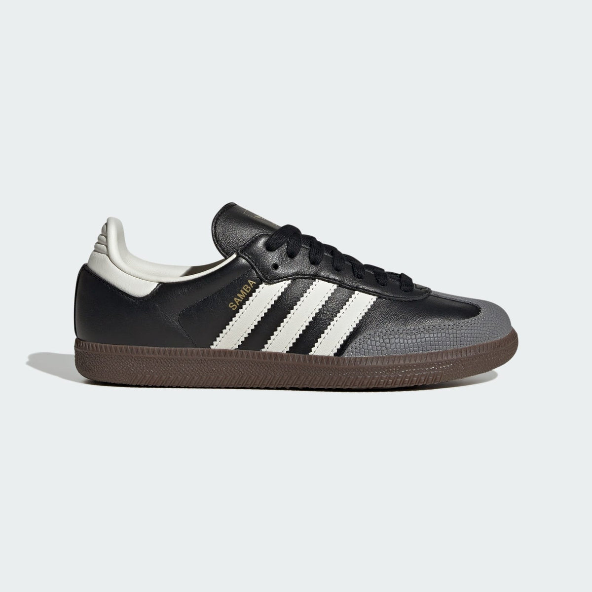 JR8165 adidas Originals Samba OG Core Black Off White Gold Metallic (Women's)