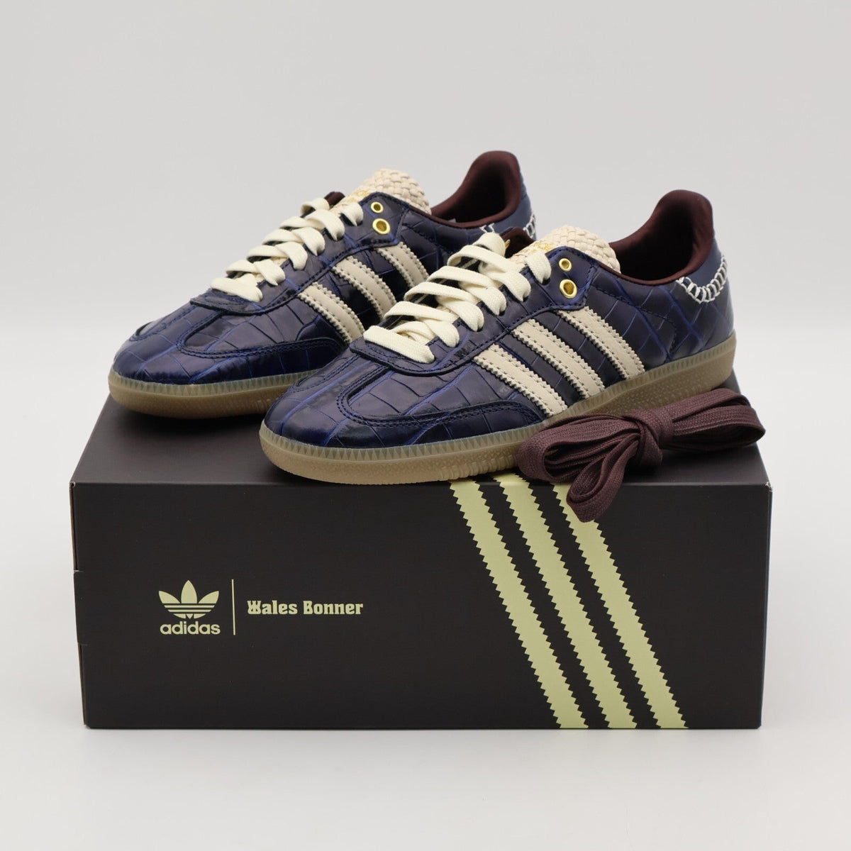 JH9825 Wales Bonner adidas Samba Collegiate Navy Wonder White Night Red (Men's)
