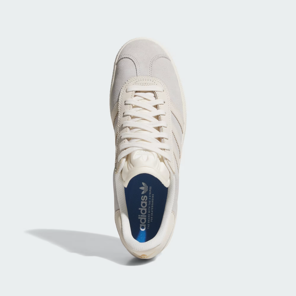 JQ3723 adidas Originals Gazelle ADV Grey Two Chalk White Gold Metallic (Men's)