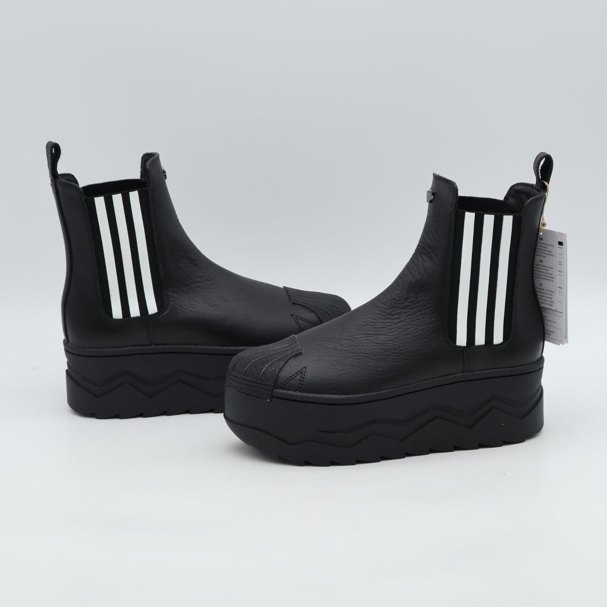 JQ6707 atmos pink adidas Originals Superstar PF Boots Black (Women's)