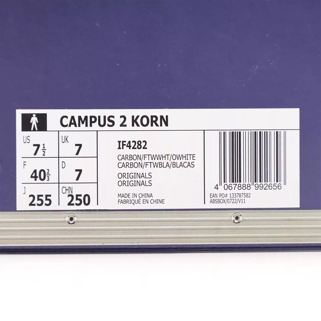 IF4282 Korn adidas Originals Campus 2 Follow The Leader Black White Gum (Men's)
