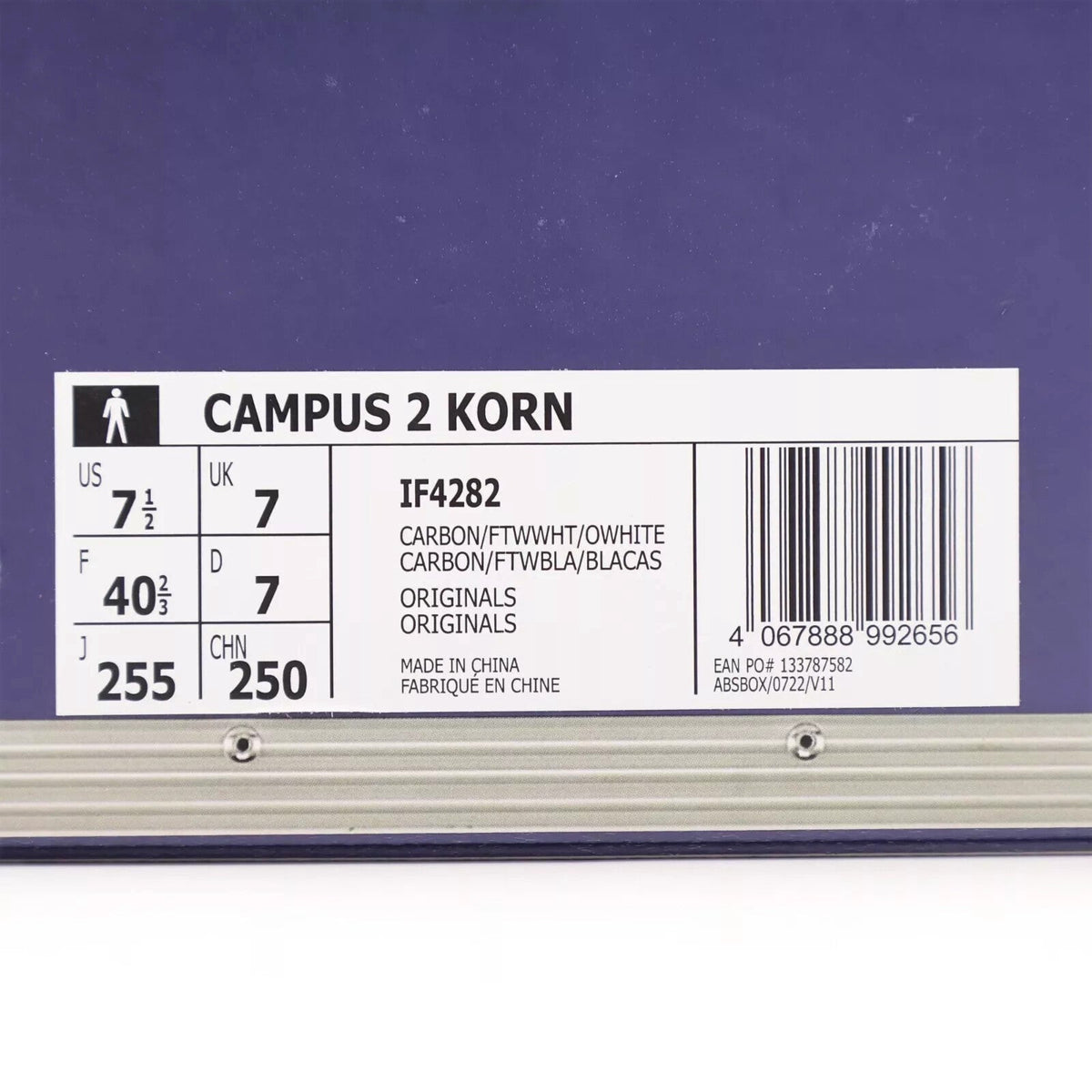 IF4282 Korn adidas Originals Campus 2 Follow The Leader Black White Gum (Men's)