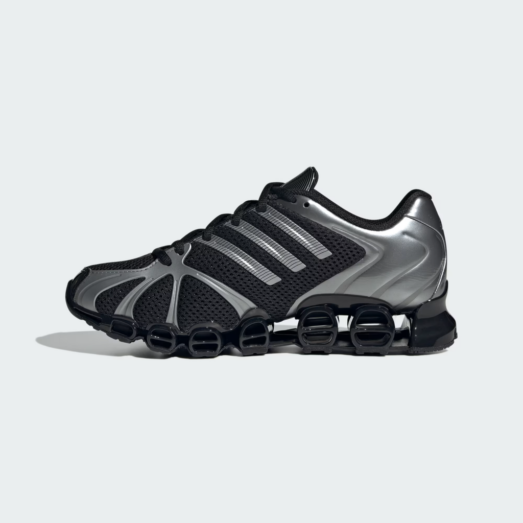 JQ0553 adidas Mega Ghostride Core Black Iron Metallic (Women's)