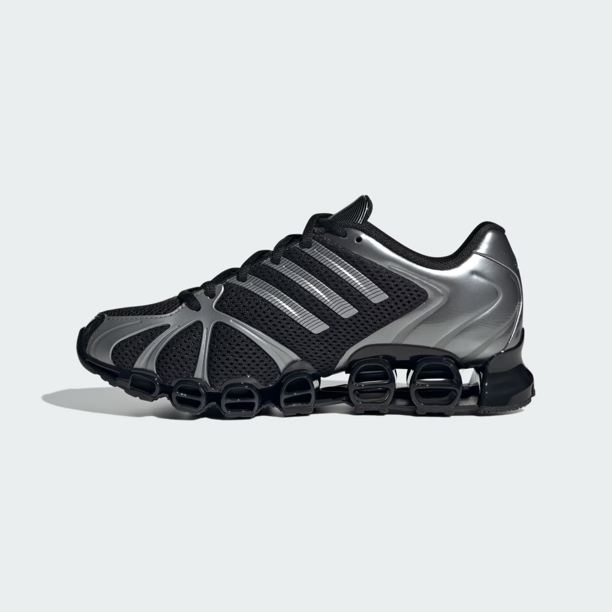 JQ0553 adidas Mega Ghostride Core Black Iron Metallic (Women's)