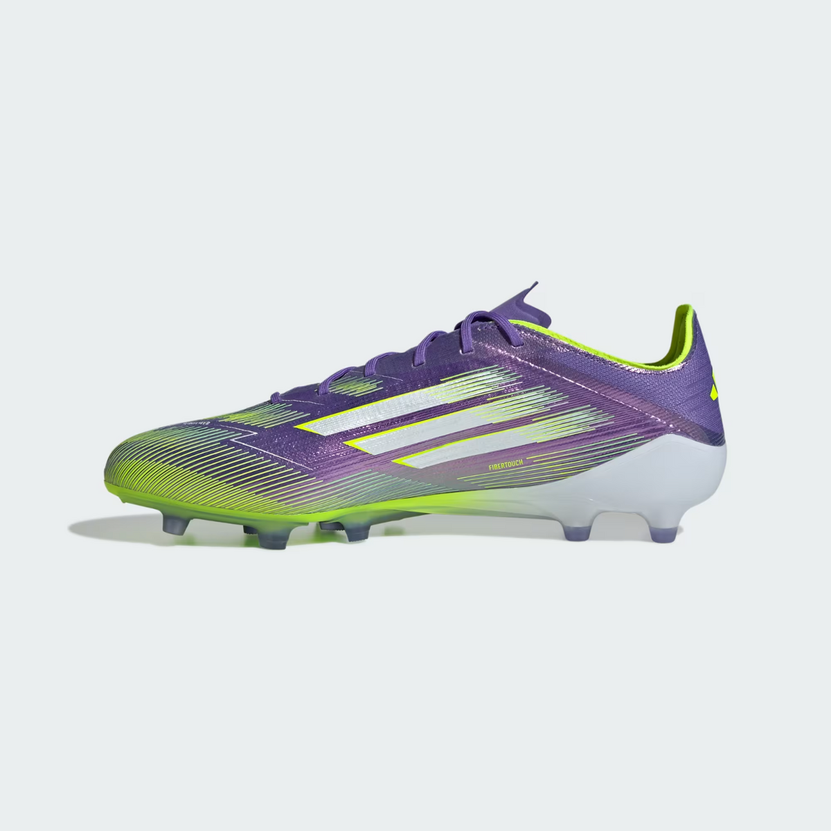 JH7638 adidas F50 ELITE AG Purple Rush Cloud White Lucid Lemon (Men's)
