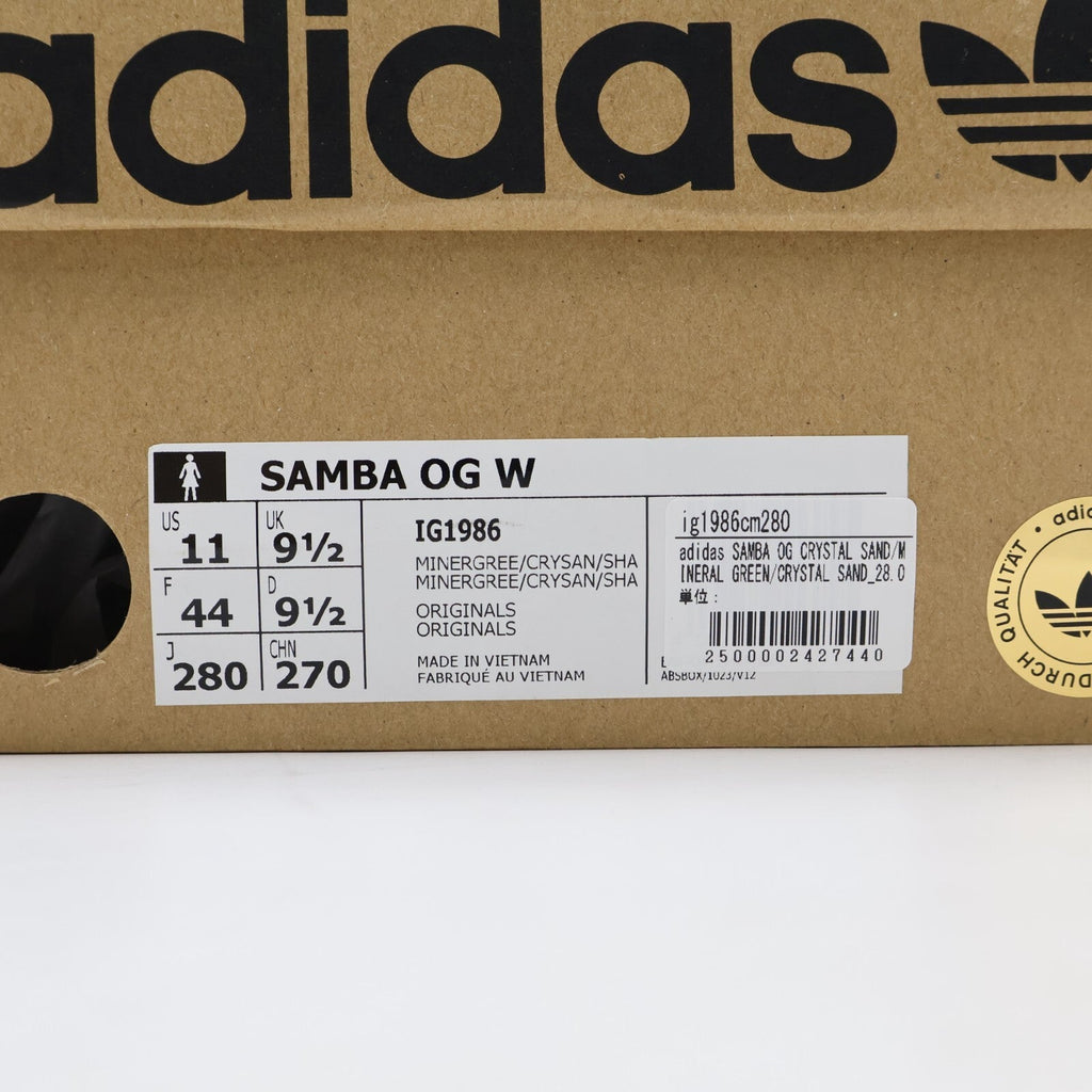 IG1986 adidas Originals Samba OG Mineral Green Crystal Sand Shadow (Women's)