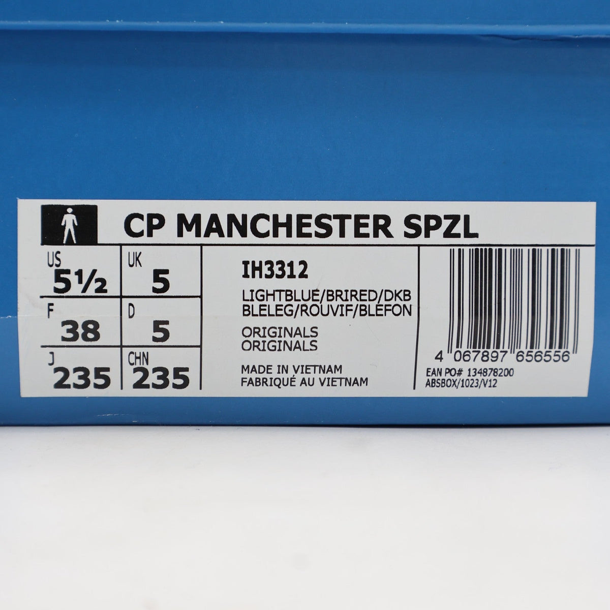 IH3312 C.P. Company adidas Originals Manchester Spezial Light Bluel (Men's)