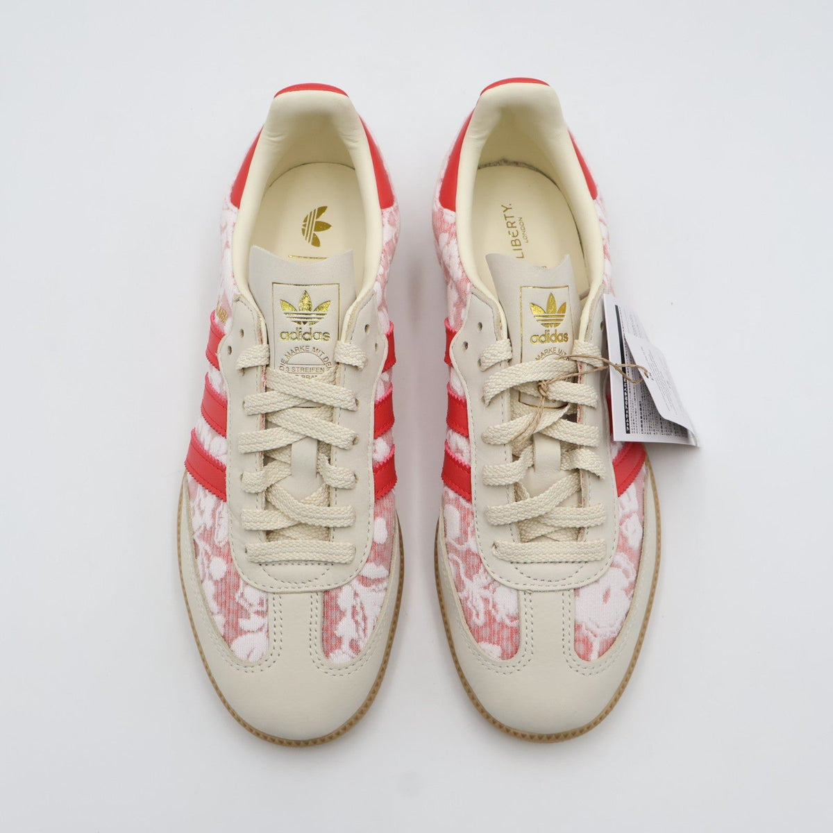 JR8841 Liberty London Ã adidas Originals  Samba Better Scarlet (Women's)