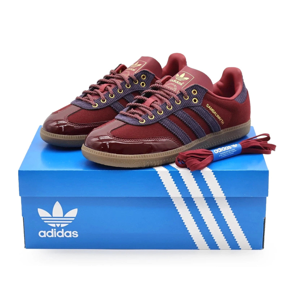 IH5187 Alwayth adidas Originals Samba OG College Burgundy Aurora Black (Men's)