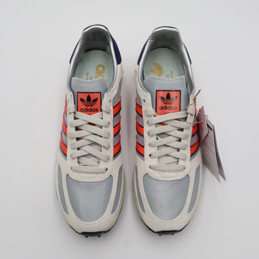IH1651 adidas LA Trainer OG Silver Metallic Supplier Colour Dark Blue (Men's)