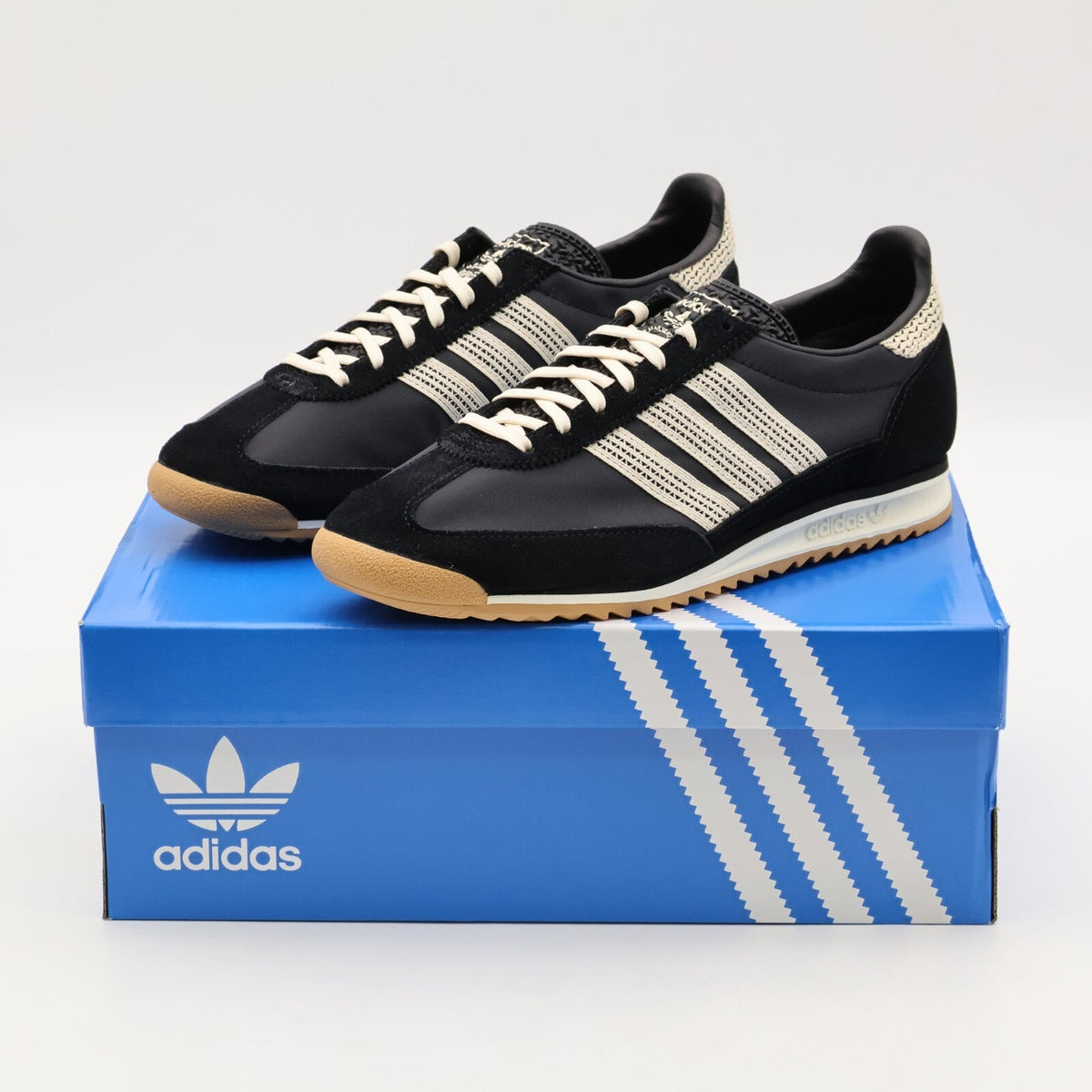 JI2745 adidas Originals SL72 OG Core Black Wonder White Off White (Women's)