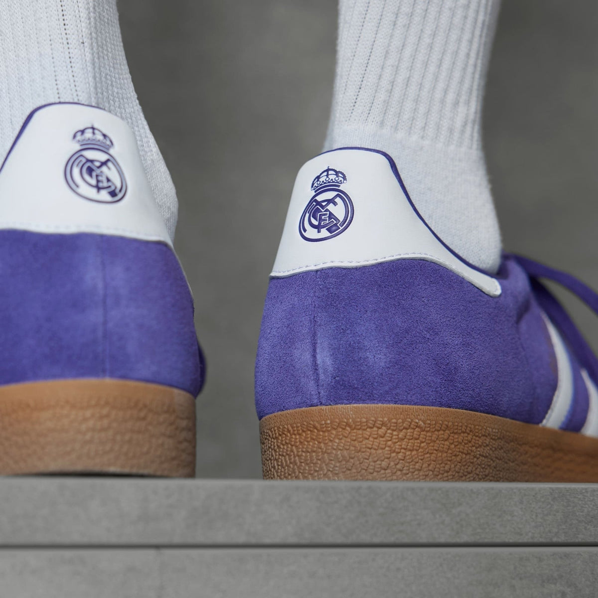 JS3041 Real Madrid adidas Originals Gazelle Terrace Icons Purple Cloud (Men's)