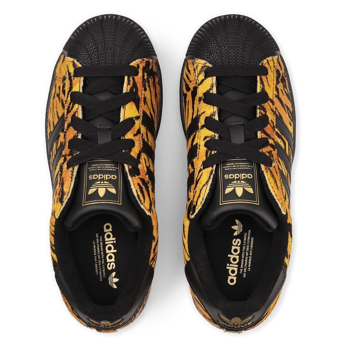 IH1633 adidas SUPERSTAR II YELLOW/CBLACK/GOLDMT (Women's)