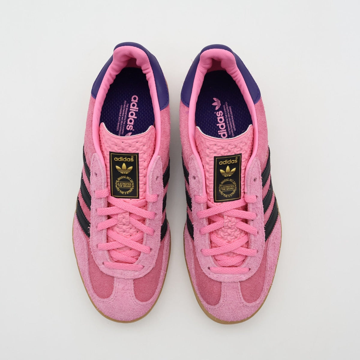 IE7002 adidas Originals Gazelle Indoor Bliss Pink Core Black Purple (Women's)