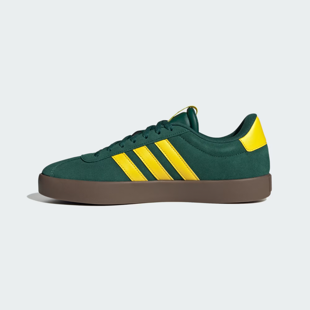 JP7535 adidas VL Court 3.0 Collegiate Green Yellow Gold Metallic (Men's)