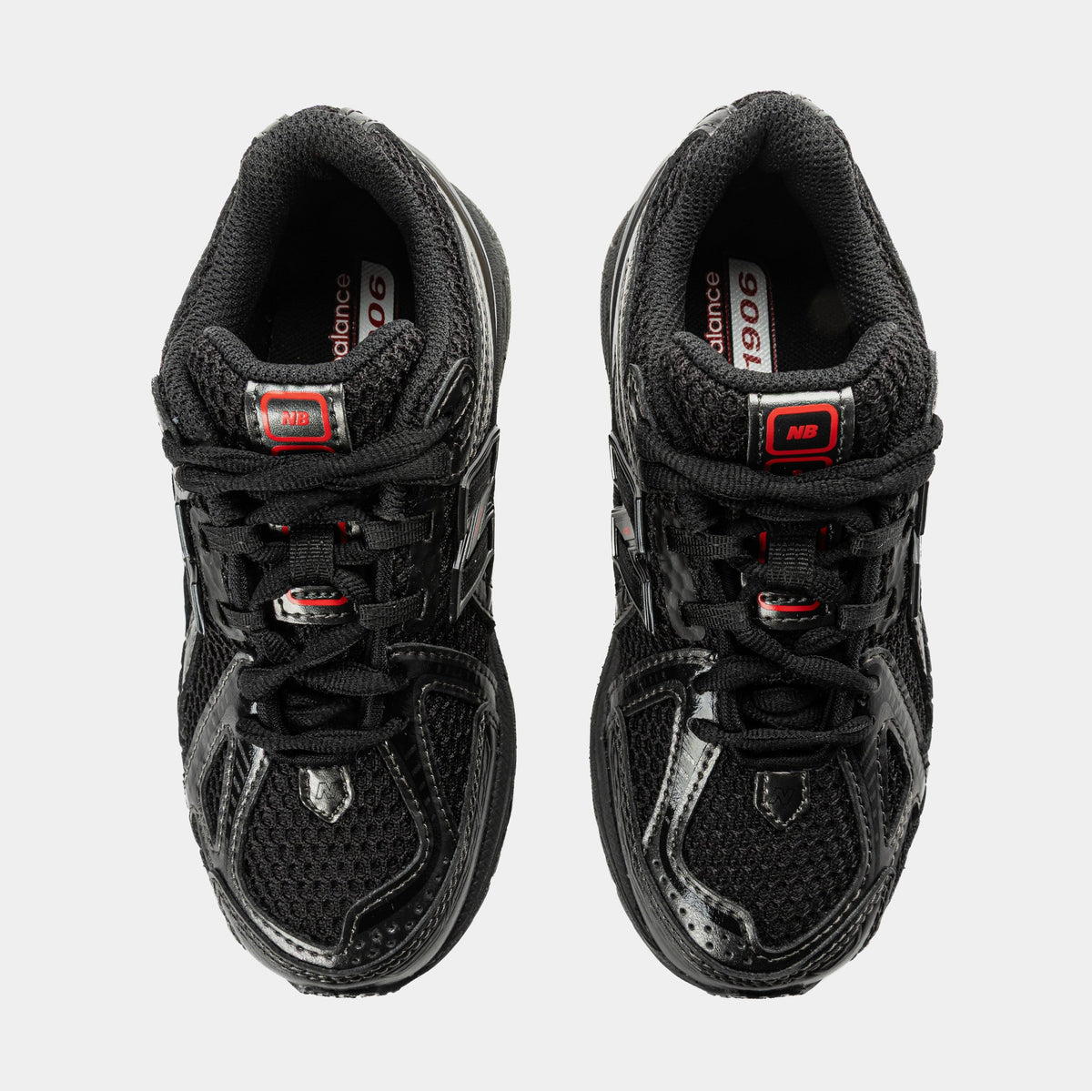 Shoe Palace Exclusive x New Balance 1906 Preschool Running Shoes (Black/Red)
