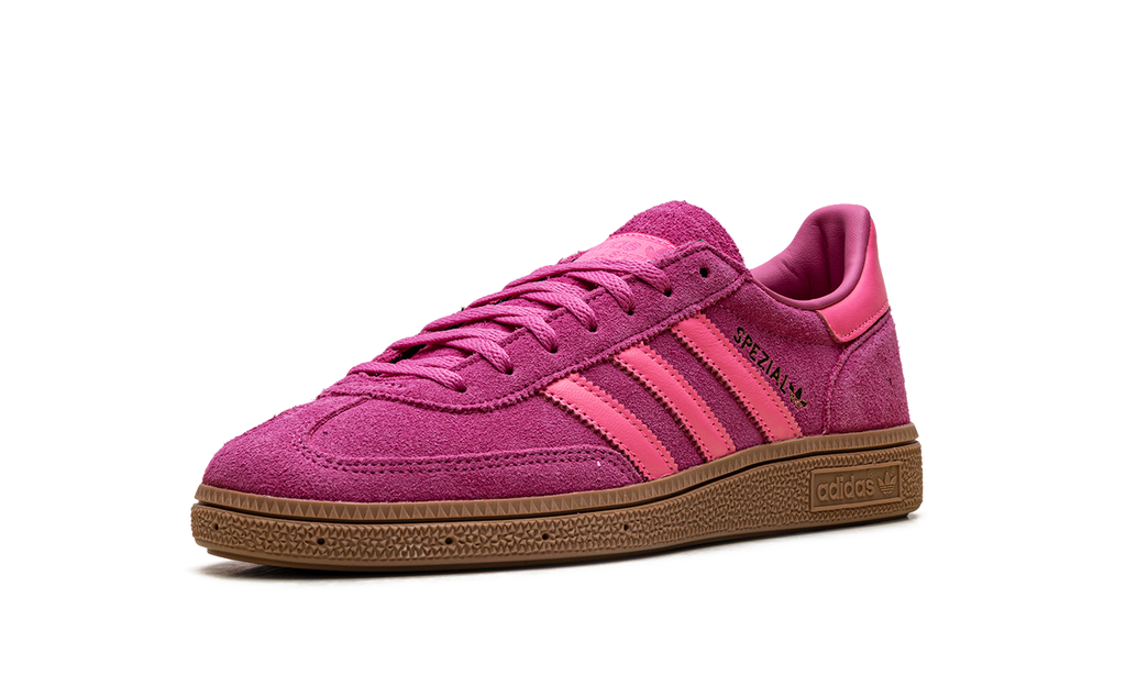 Handball Spezial WMNS "Semi Lucid Fuchsia Lucid Pink Gold Metallic" JQ7262